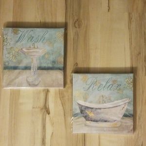 Canvas wall art  - bathroom